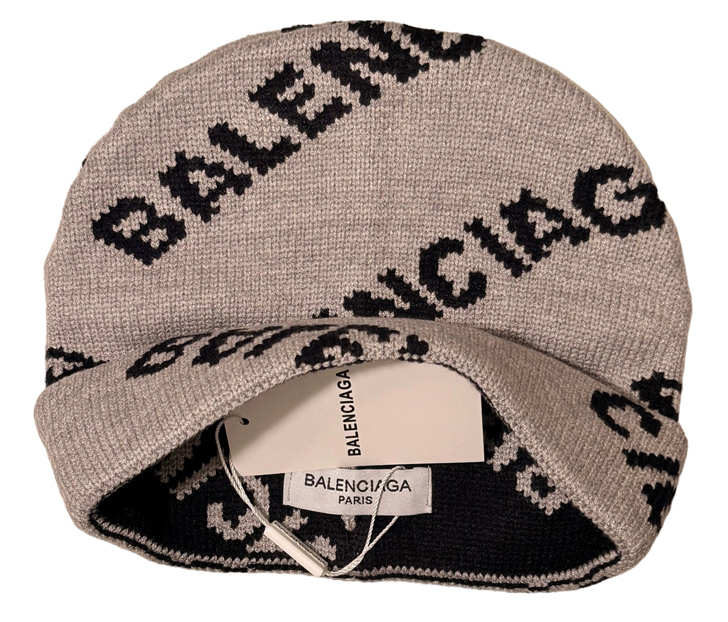 Balenciaga all over black& red Beanie