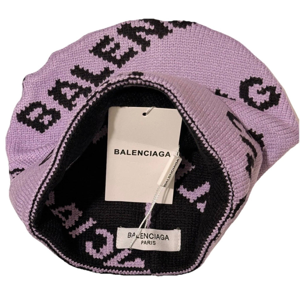 Balenciaga all over black& red Beanie