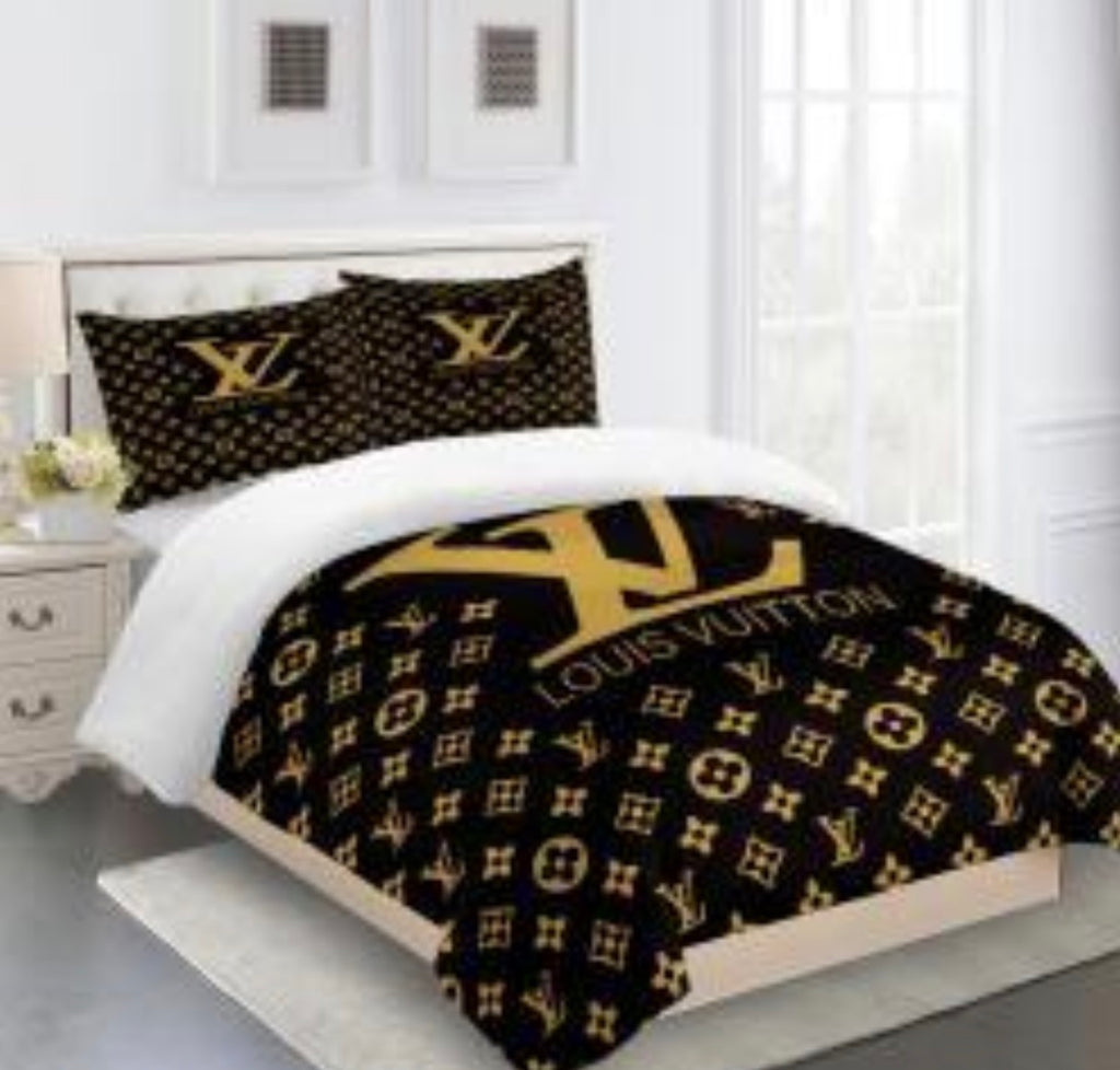 Louis Vuitton COMFORTER  Bed Set one duvet cover sheet with 2 pillow cases