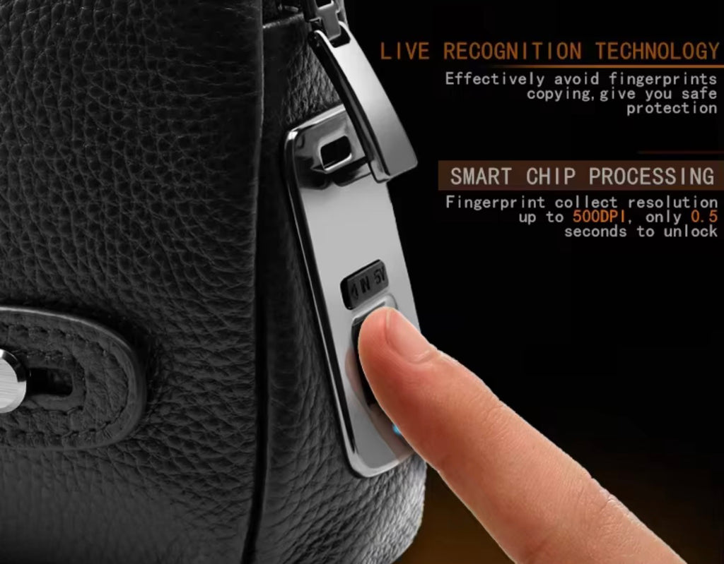 FINGER PRINT MEN/WOMEN PURSE