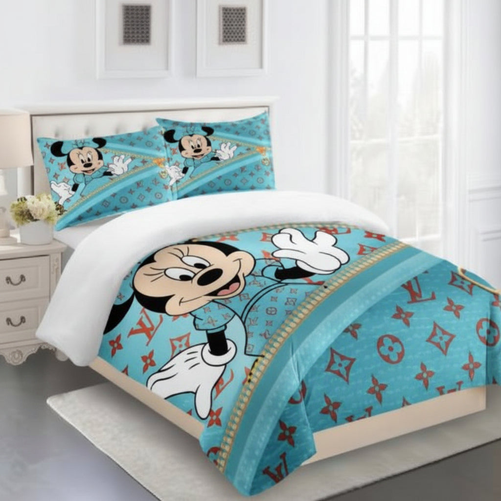 Louis Vuitton COMFORTER  Bed Set one duvet cover sheet with 2 pillow cases