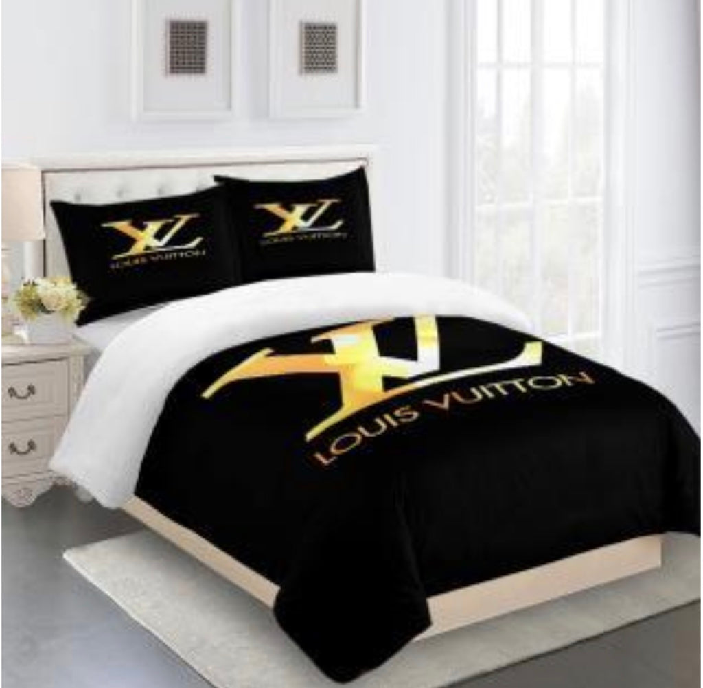 Louis Vuitton COMFORTER  Bed Set one duvet cover sheet with 2 pillow cases