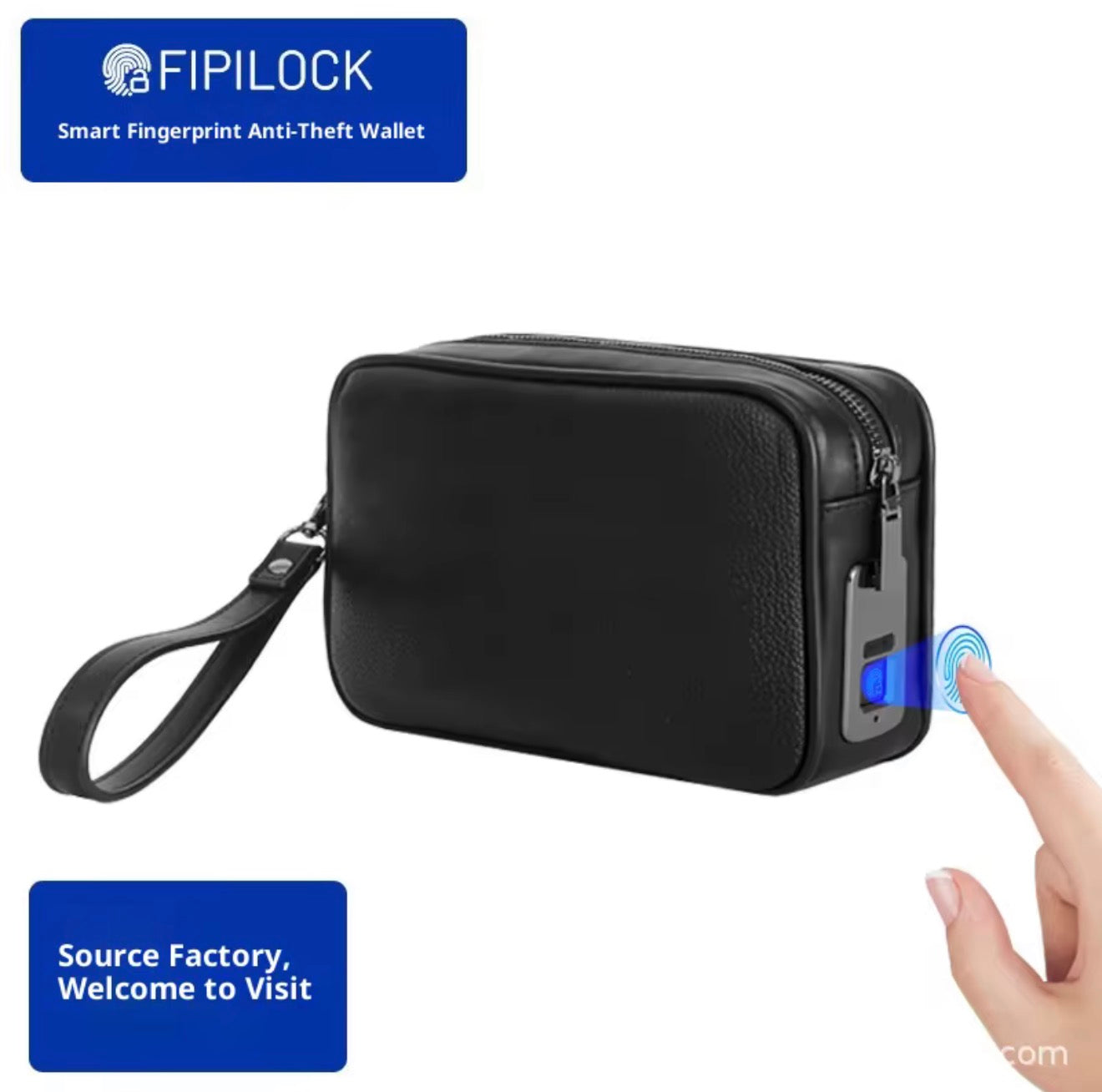 FINGER PRINT MEN/WOMEN PURSE