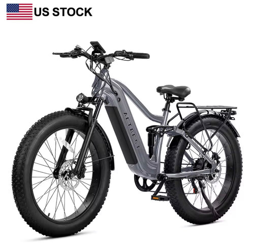 ActBest Blazer long range E-Bike mountain bike fat tire up to 31mph tire width 26*4.0  7 speed