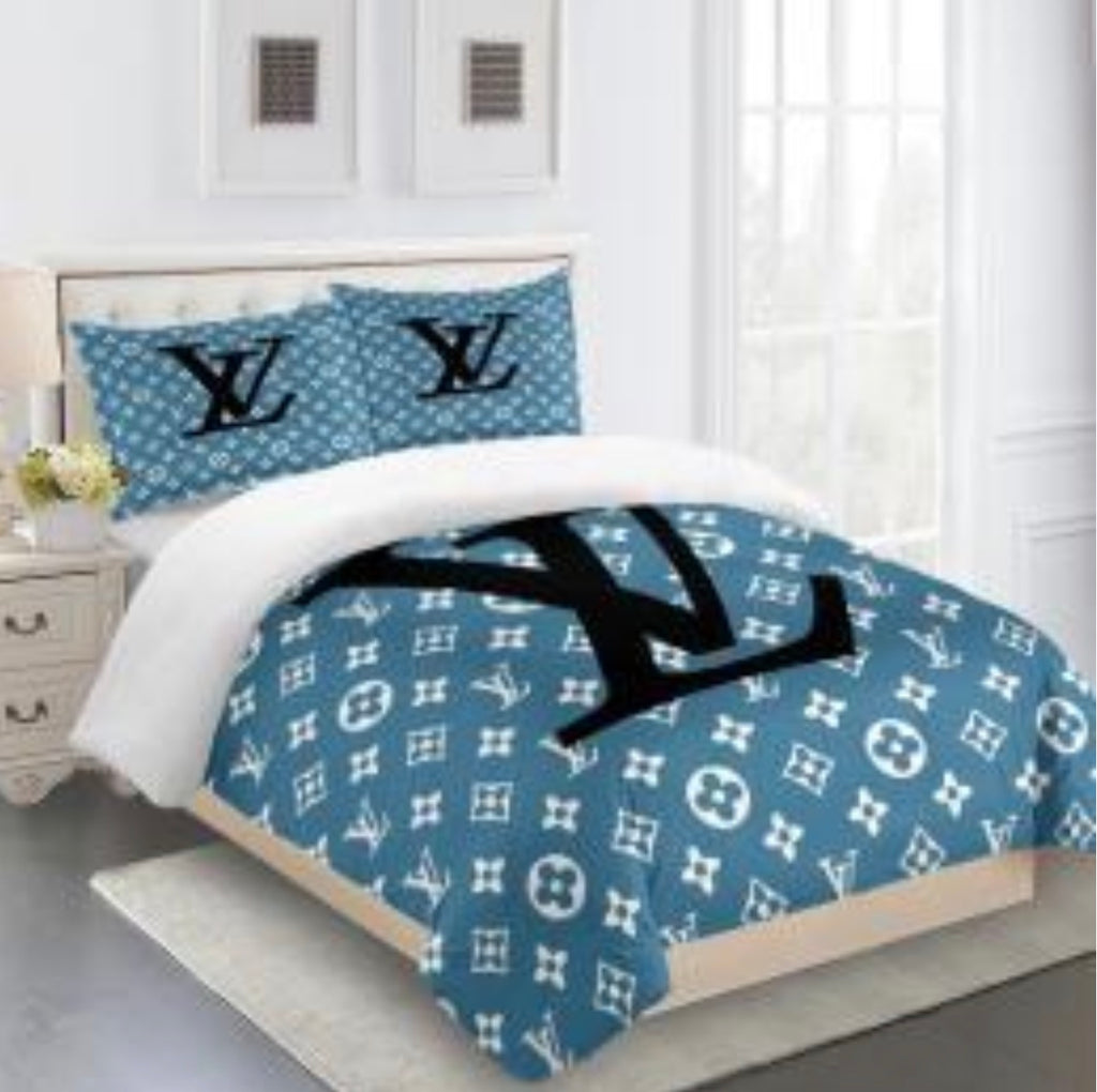 Louis Vuitton COMFORTER  Bed Set one duvet cover sheet with 2 pillow cases