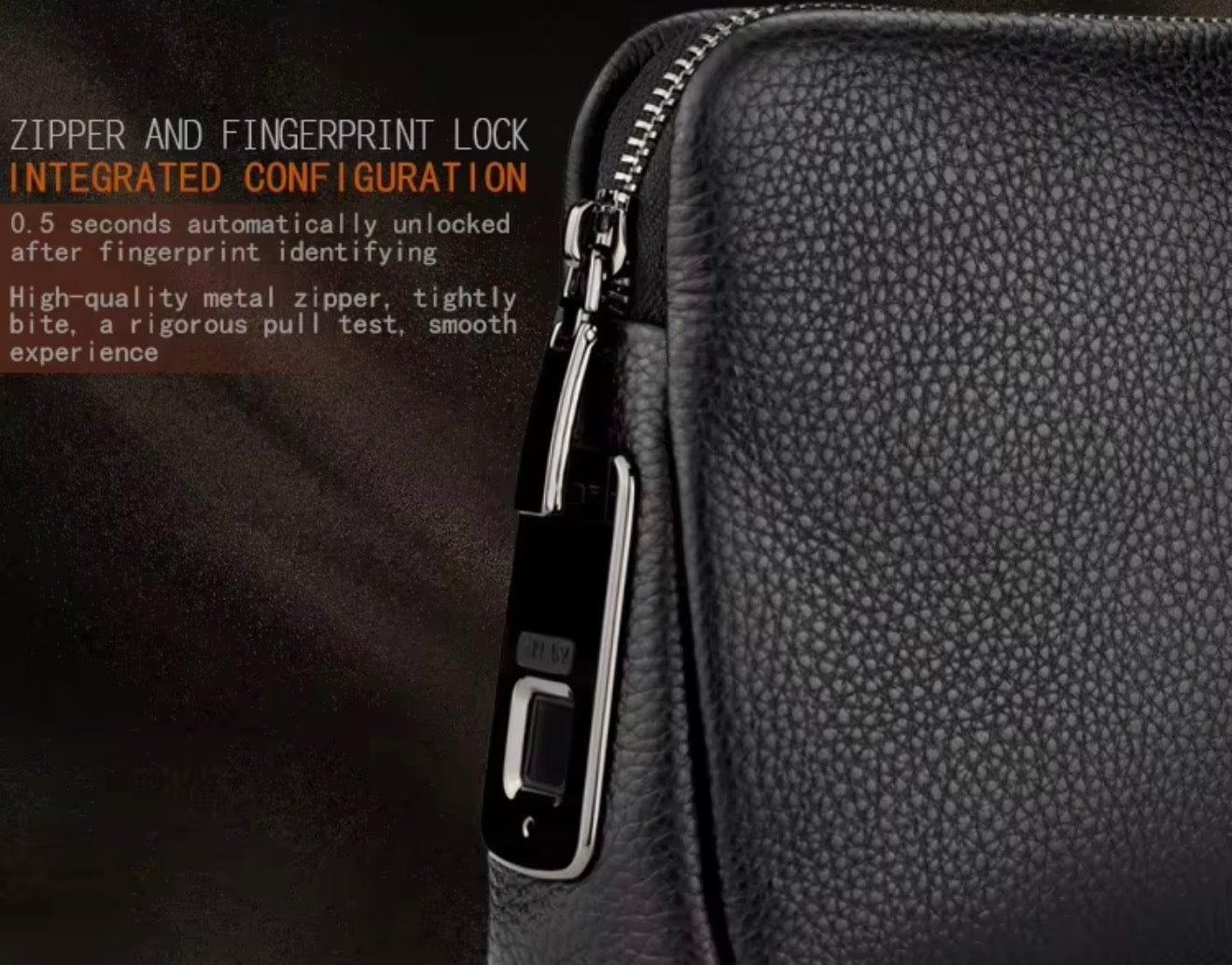 FINGER PRINT MEN/WOMEN PURSE