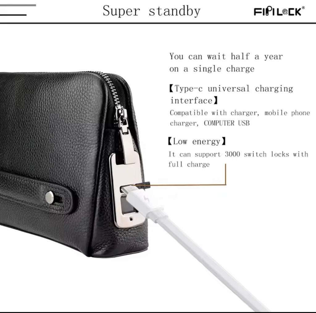 FINGER PRINT MEN/WOMEN PURSE