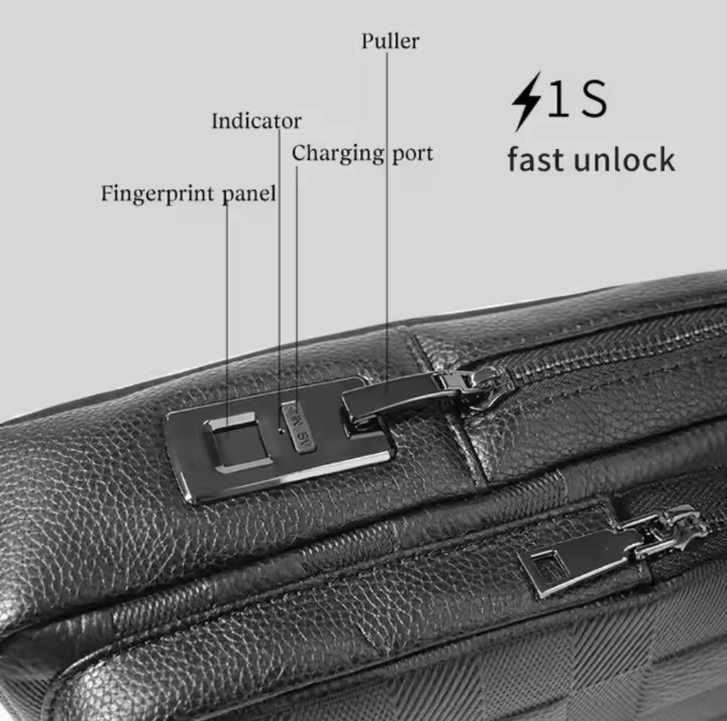 FINGER PRINT MEN/WOMEN PURSE