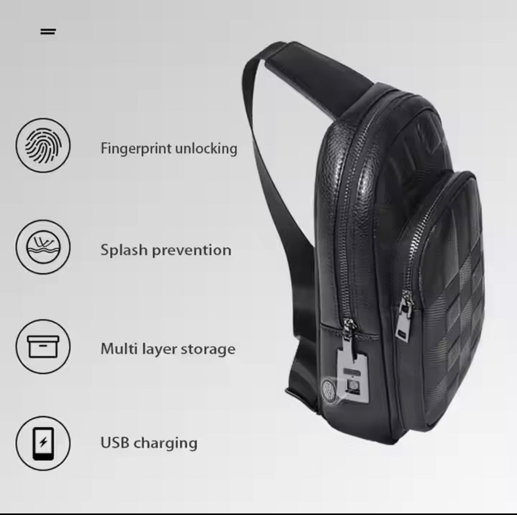 FINGER PRINT MEN/WOMEN PURSE