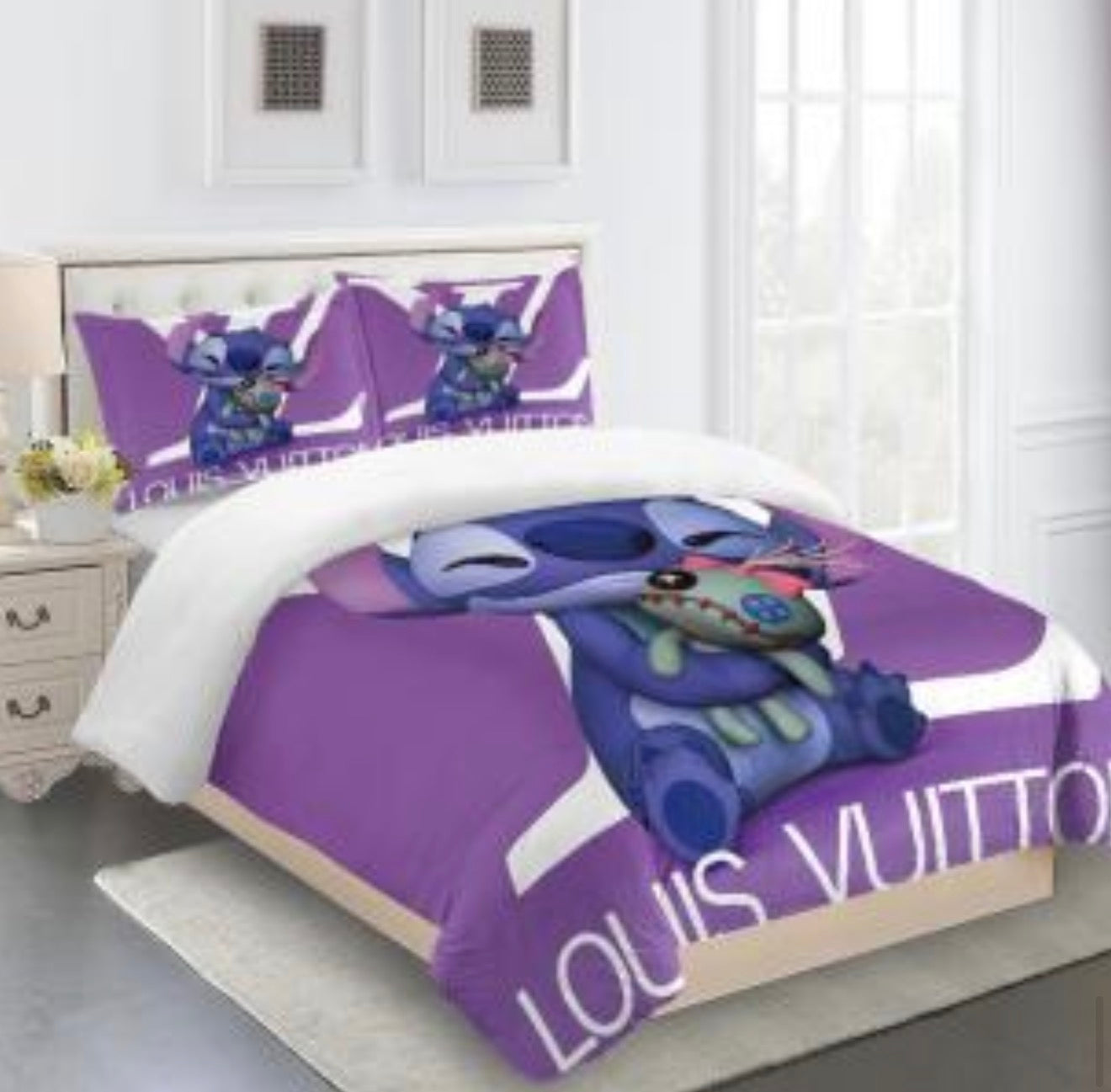 Louis Vuitton COMFORTER  Bed Set one duvet cover sheet with 2 pillow cases