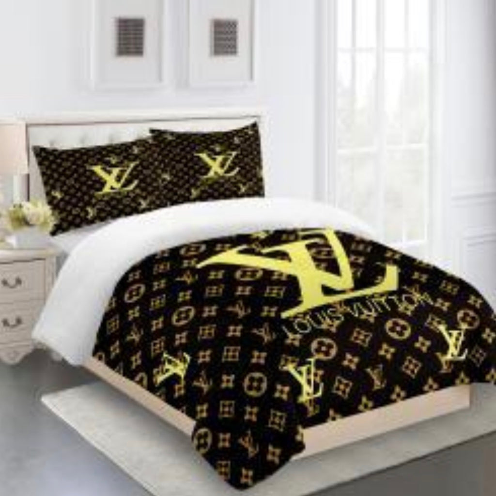 Louis Vuitton COMFORTER  Bed Set one duvet cover sheet with 2 pillow cases