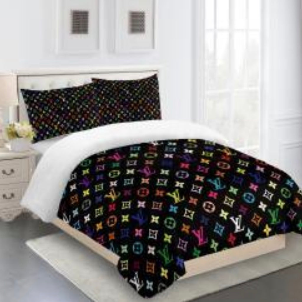 Louis Vuitton COMFORTER  Bed Set one duvet cover sheet with 2 pillow cases