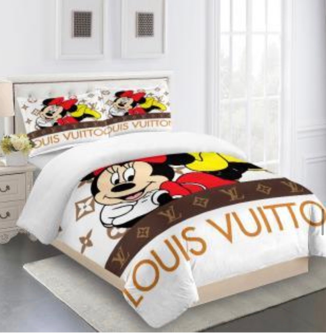 Louis Vuitton COMFORTER  Bed Set one duvet cover sheet with 2 pillow cases