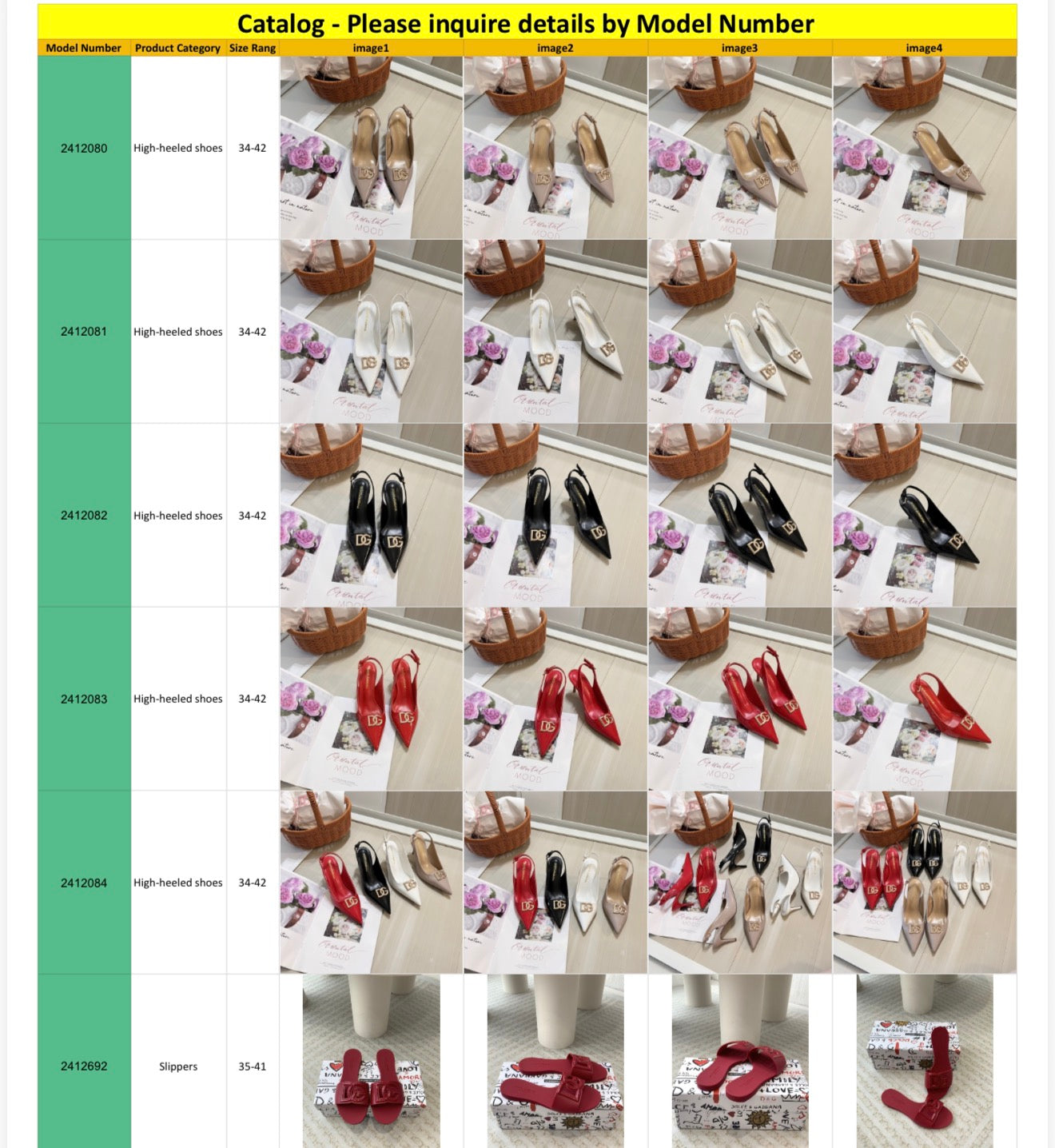 CUSTOM DOLCE & GABBANA SNEAKERS,SLIDES & HEELS (TO ORDER USE CHAT WITH NUMBER IN THE GREEEN SHADED AREA OF THE PICURE,FOR THE SHOE SIZE AND COLOR.)