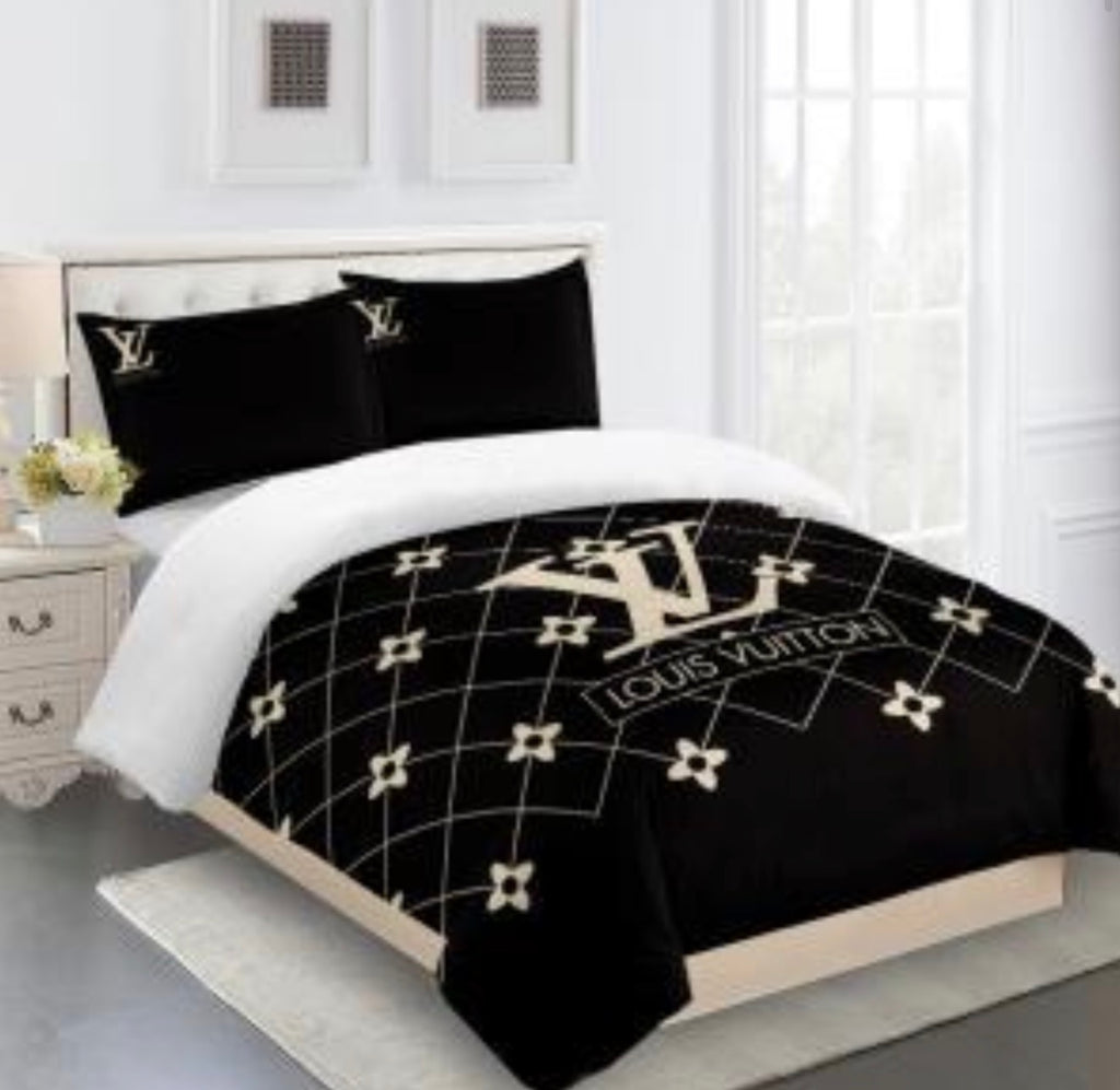Louis Vuitton COMFORTER  Bed Set one duvet cover sheet with 2 pillow cases