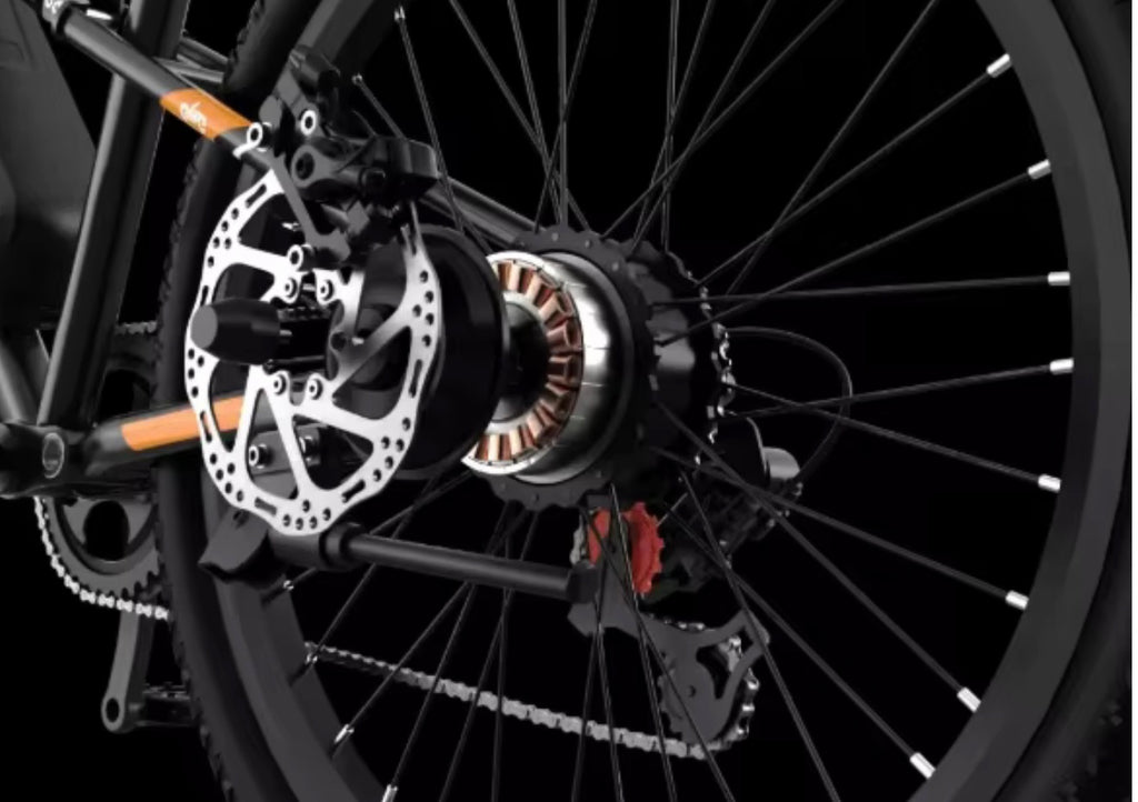 Qlife racer 26inch Mountain E-Bike 350w up to 23mph 40 miles range 48v/7.8ah battery tire width 26*2.1 48lbs lower price and very convenient E-Bike for quality and affordability!