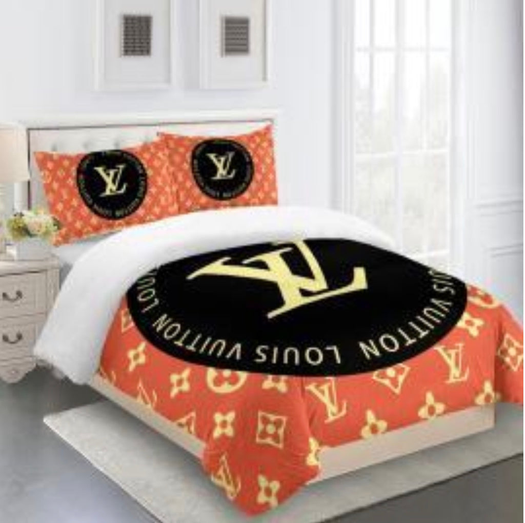 Louis Vuitton COMFORTER  Bed Set one duvet cover sheet with 2 pillow cases