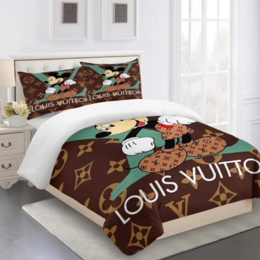 Louis Vuitton COMFORTER  Bed Set one duvet cover sheet with 2 pillow cases