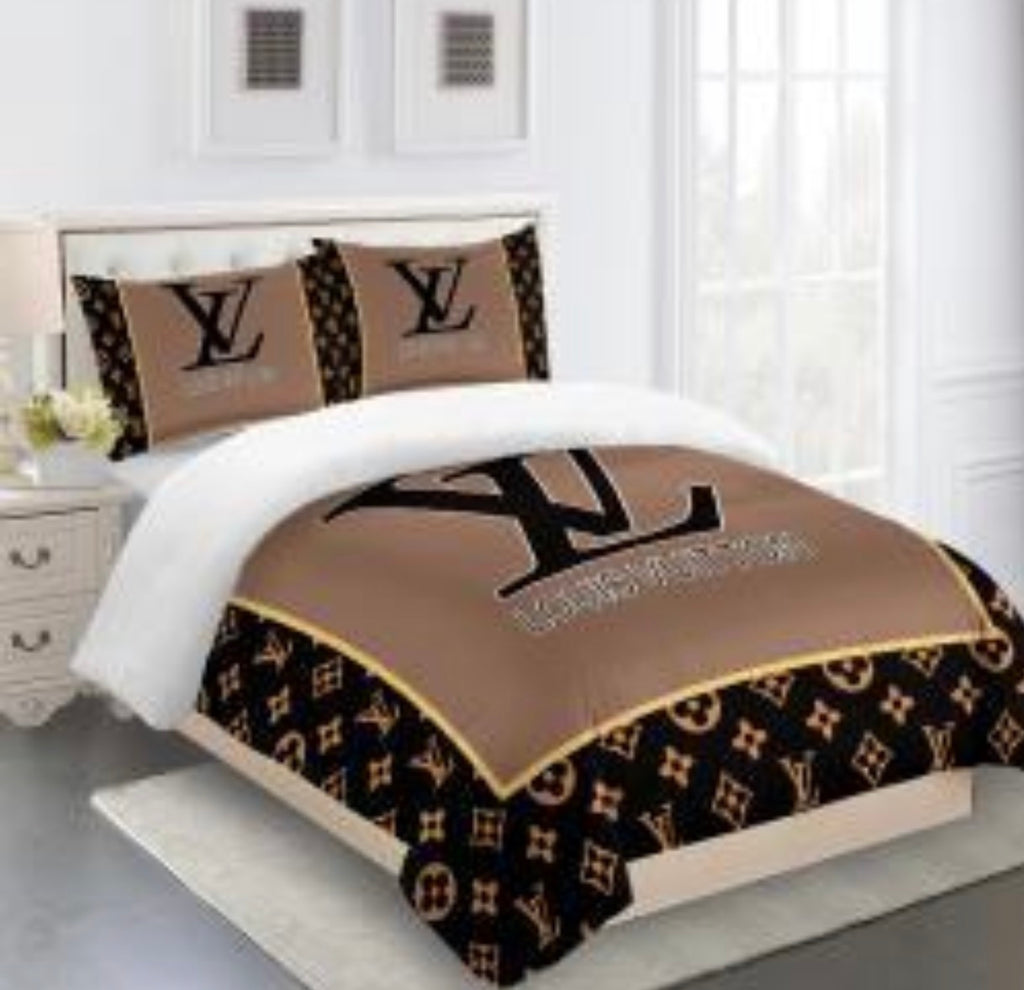 Louis Vuitton COMFORTER  Bed Set one duvet cover sheet with 2 pillow cases
