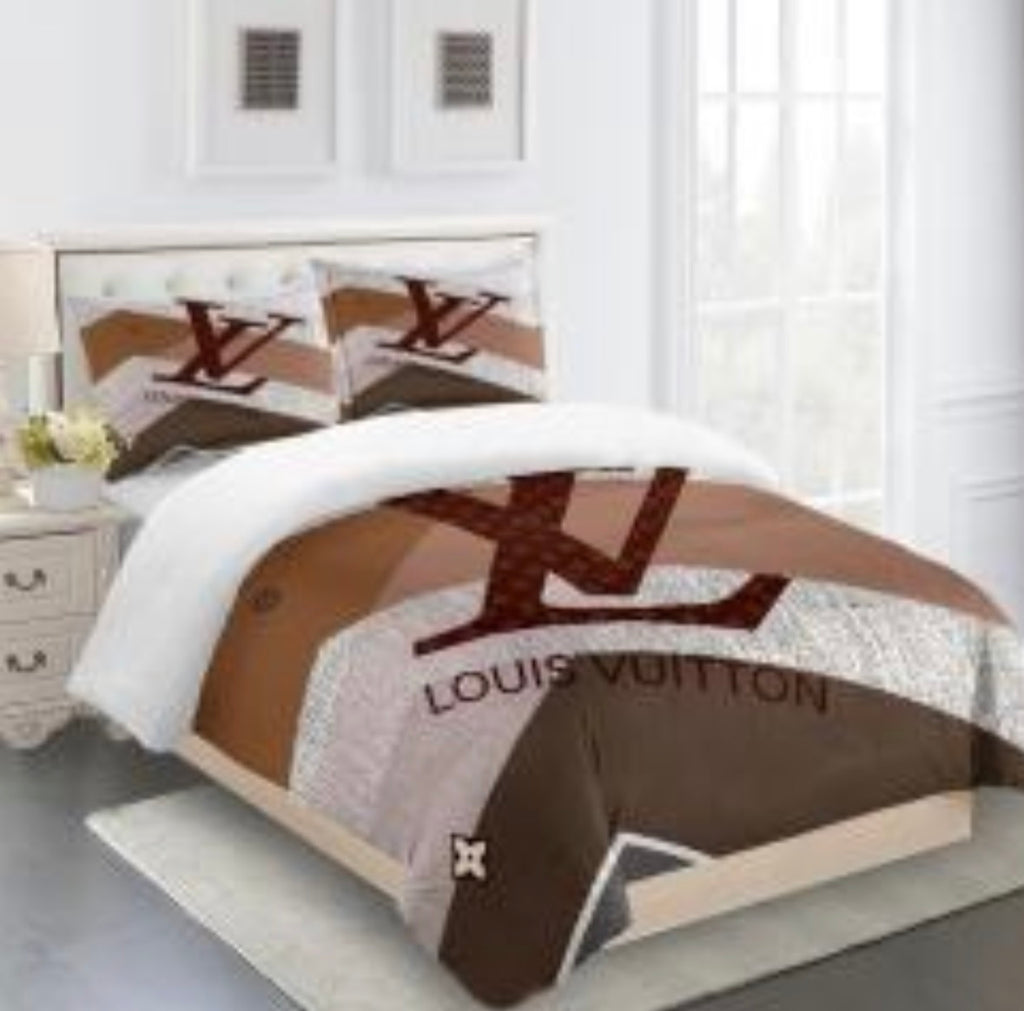 Louis Vuitton COMFORTER  Bed Set one duvet cover sheet with 2 pillow cases