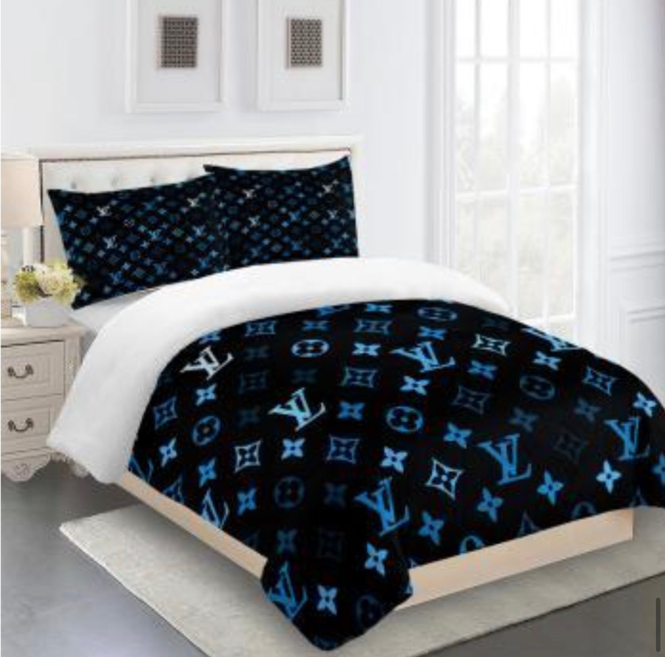 Louis Vuitton COMFORTER  Bed Set one duvet cover sheet with 2 pillow cases