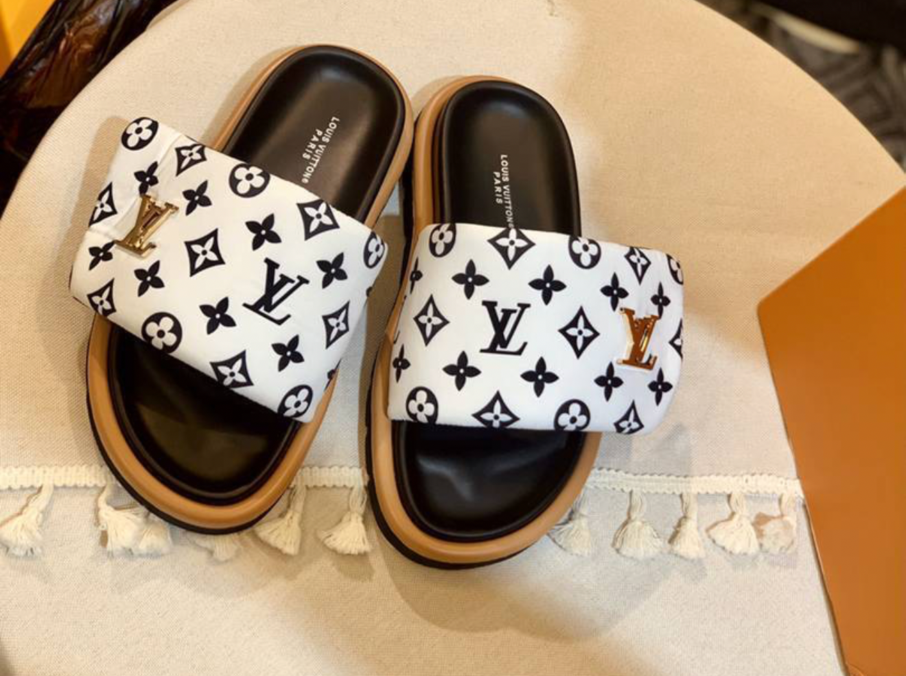Louis Vuitton Pool Pillow Flat Comfort Mule Slides (ASK ON CHAT GENDER PREFERENCE AND SIZE)