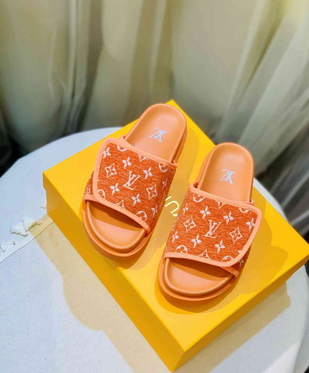 LOUIS VUITTON MULE SLIDES (ASK ON CHAT GENDER PREFERENCE AND SIZE)