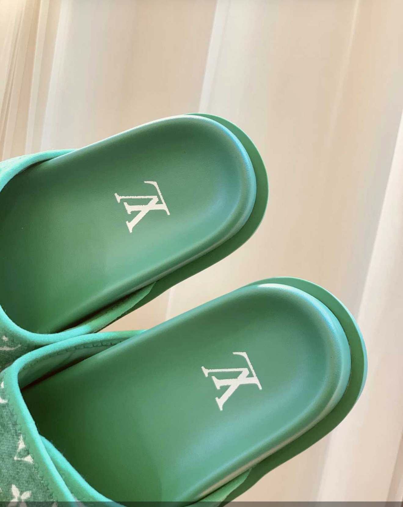 LOUIS VUITTON MULE SLIDES (ASK ON CHAT GENDER PREFERENCE AND SIZE)