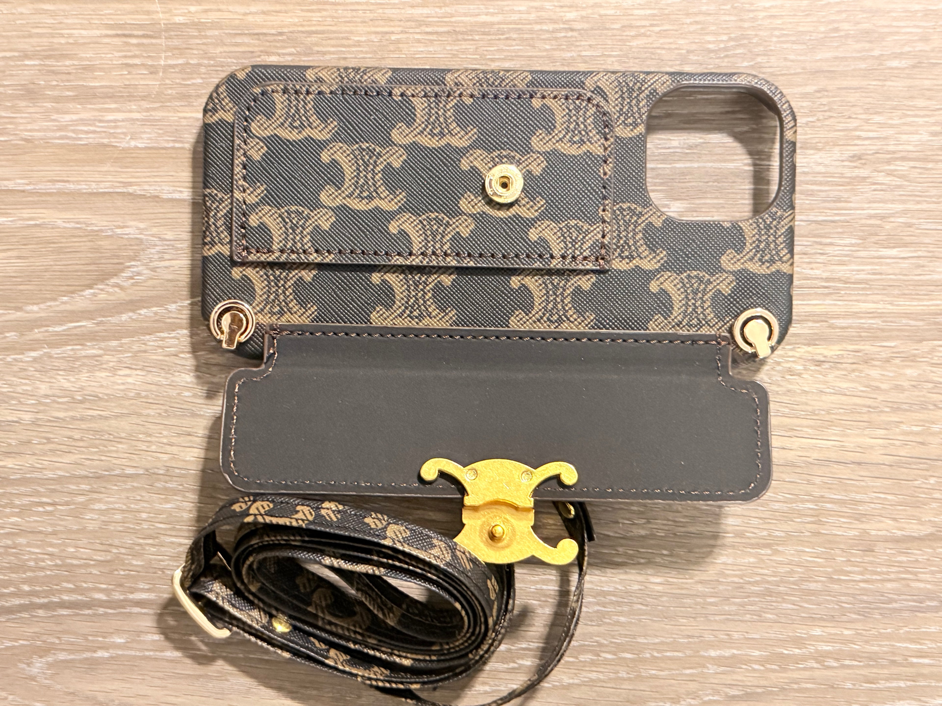 CELINE DIONE IPHONE CASE WITH STRAP FITS IPHONE 13-15