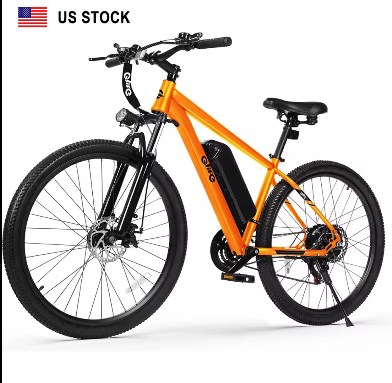 Qlife racer 26inch Mountain E-Bike 350w up to 23mph 40 miles range 48v/7.8ah battery tire width 26*2.1 48lbs lower price and very convenient E-Bike for quality and affordability!