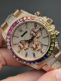 ROLEX COSMOGRAPH Daytona Chronograph Automatic Chronometer Moissanite Diamond Watch