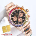 ROLEX COSMOGRAPH Daytona Chronograph Automatic Chronometer Moissanite ROSE GOLD Diamond Watch